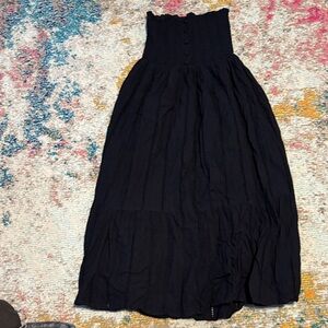 UDEL midi black skirt